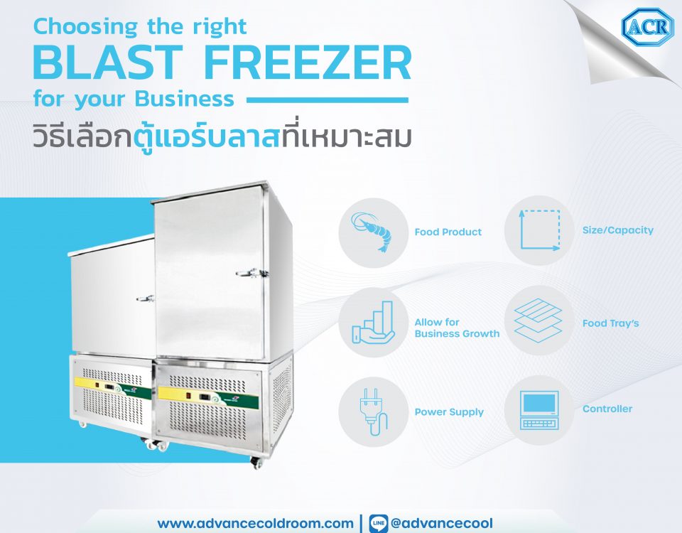 ตู้แอร์บลาส air blast freezer
